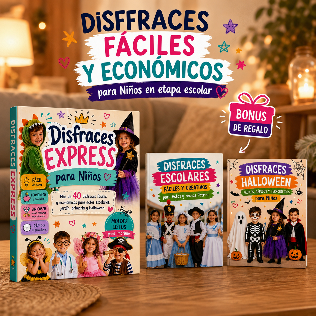 DISFRACES EXPRESS "Faciles y economicos para niños en etapa escolar"